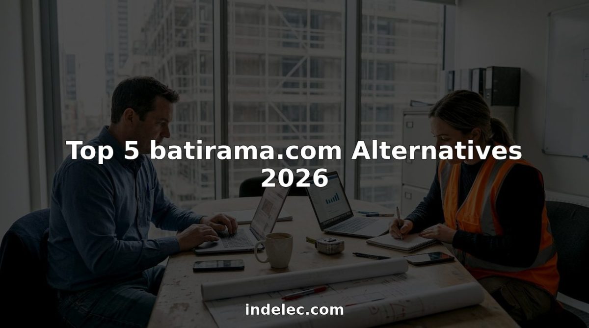 Construction experts checking building platform websites