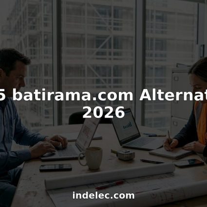 Construction experts checking building platform websites