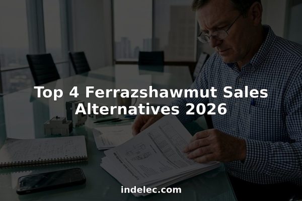 Engineer reviews electrical protection options in office