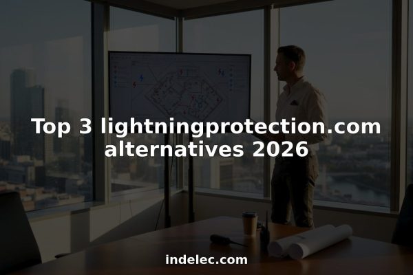 Facility manager checks lightning protection dashboard