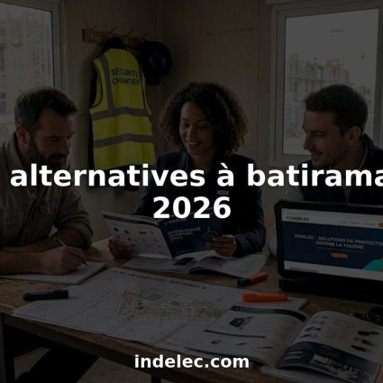 L’équipe de chantier étudie différentes options directement sur le site du projet.