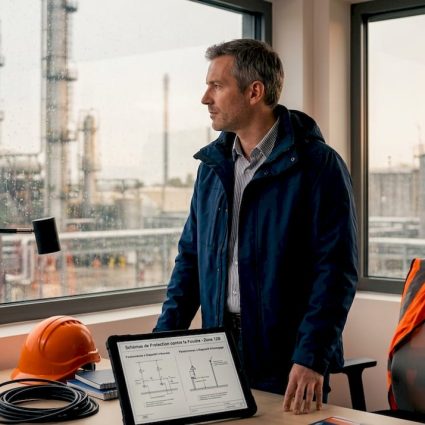 Ingénieur spécialisé en protection contre la foudre sur sites industriels