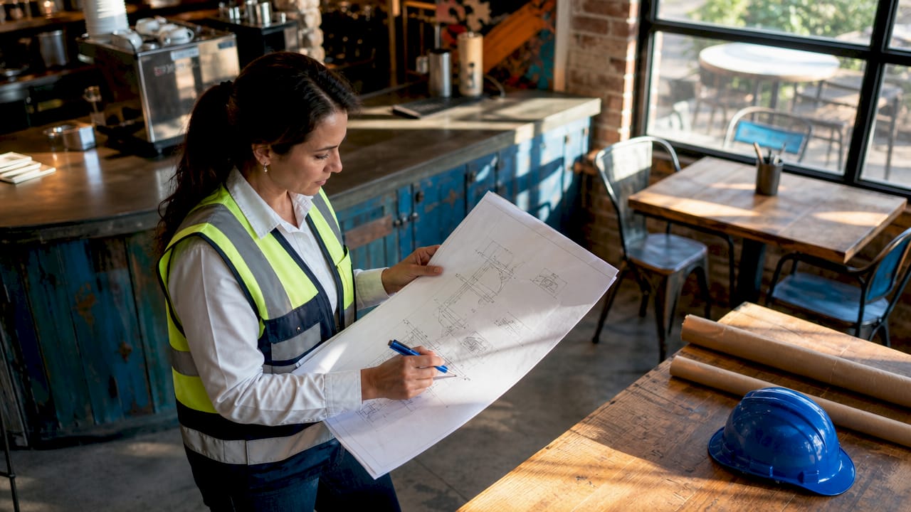 Lightning protection coordinator reviewing system plans