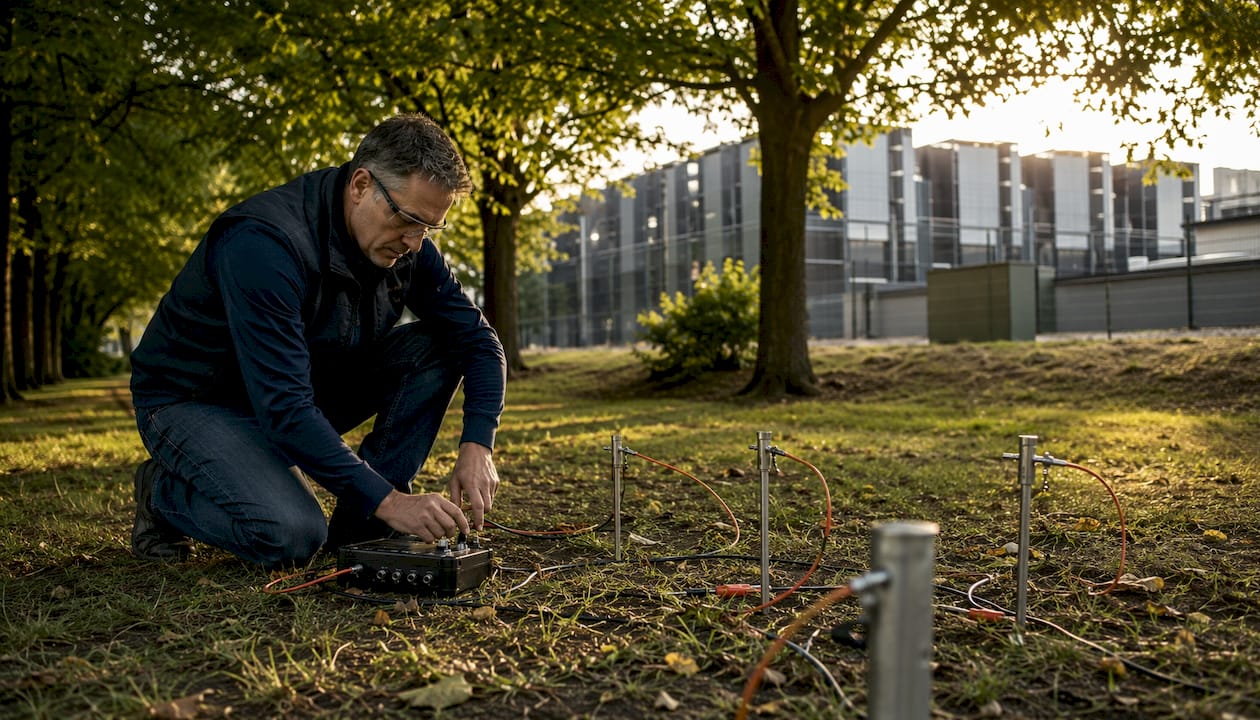 Analyse de la résistivité du sol aux abords du datacenter