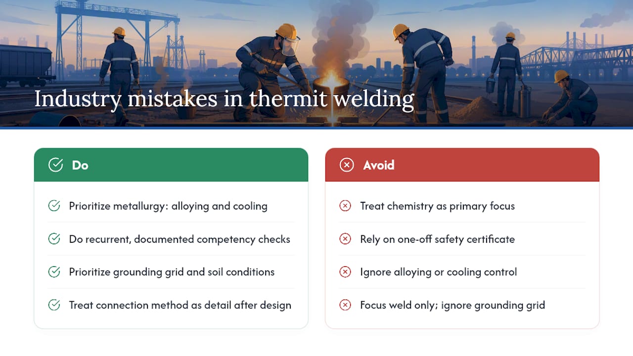 What the Industry Gets Wrong About Thermit Welding — overview diagram
