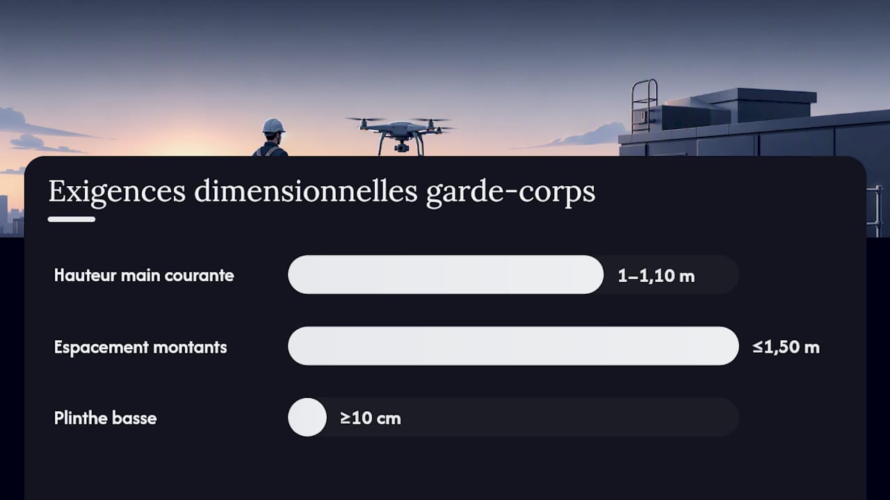 Garde-corps, passerelles et protections lestées : comment choisir sans se tromper — overview diagram
