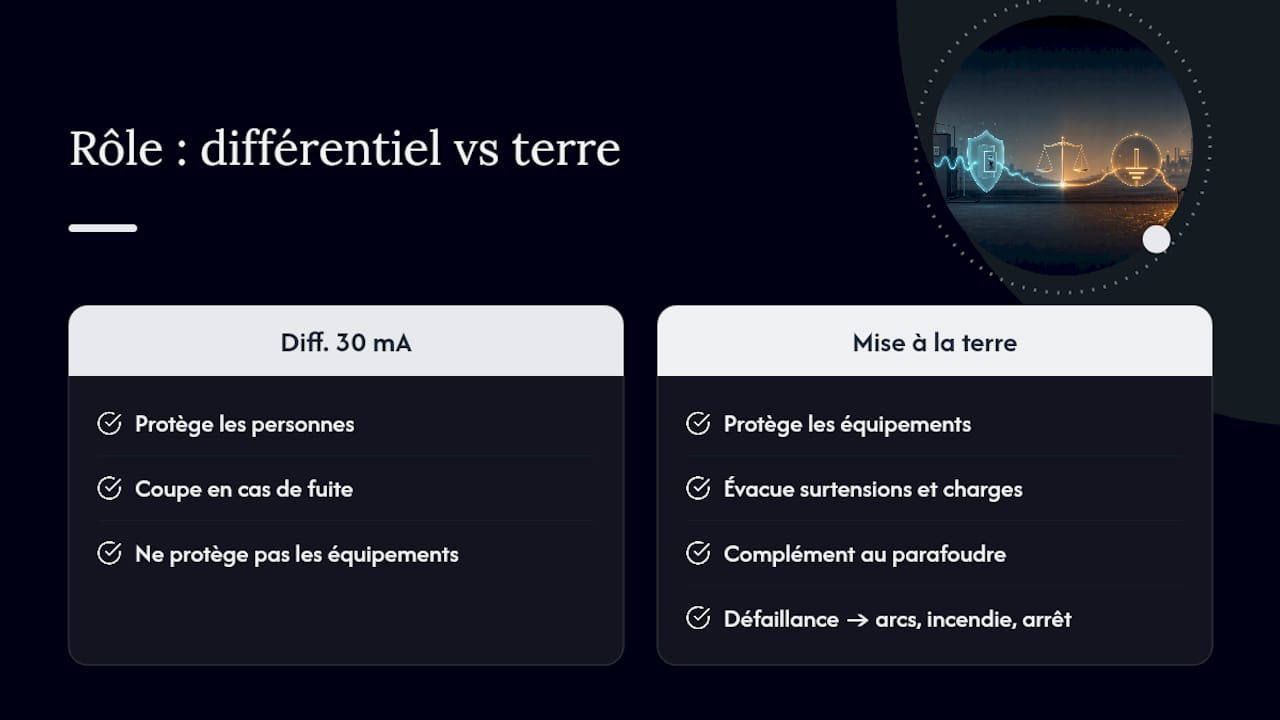 Pourquoi la mise à la terre est indispensable sur un site industriel — overview diagram