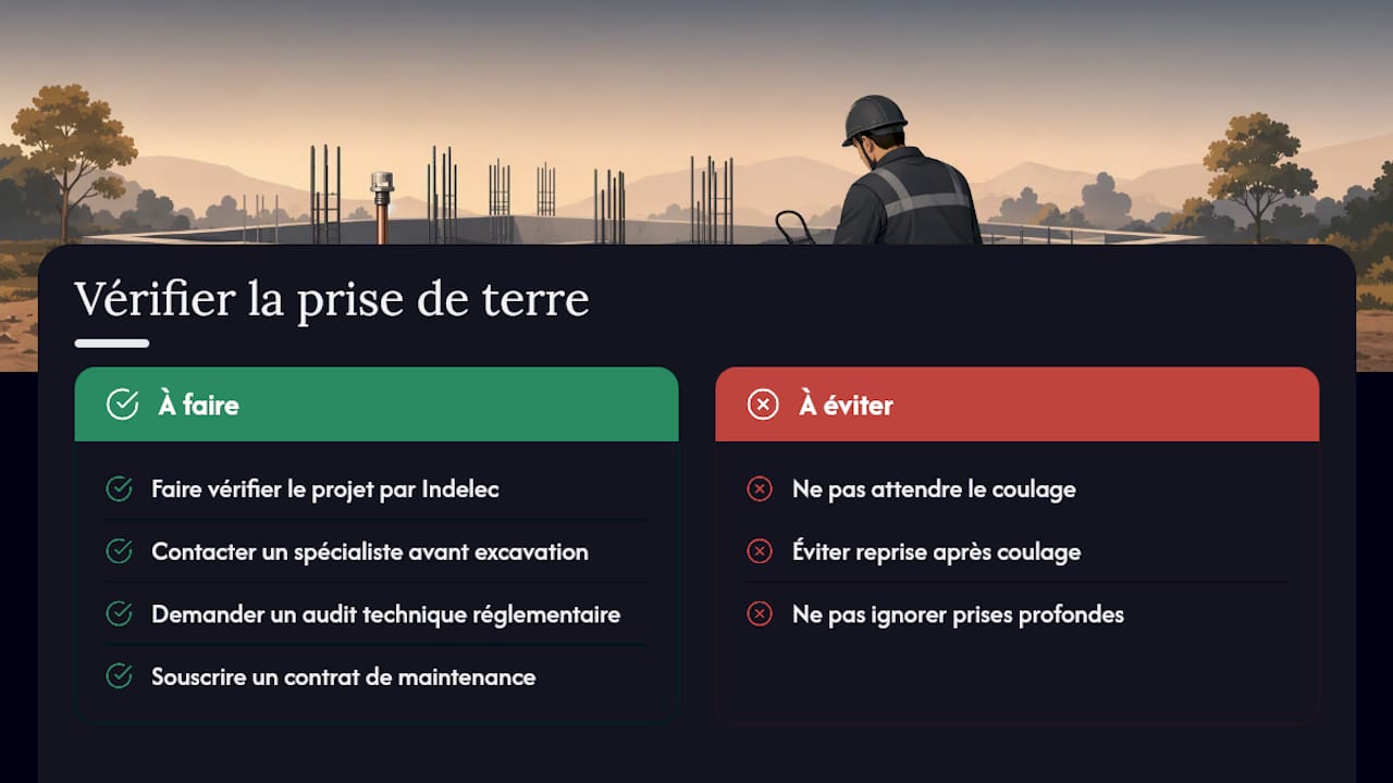 Faites vérifier votre projet de prise de terre par Indelec — overview diagram