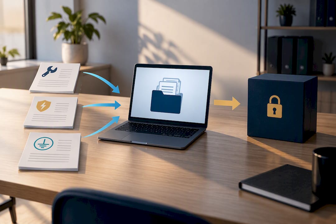Regroupement des documents de maintenance IRVE