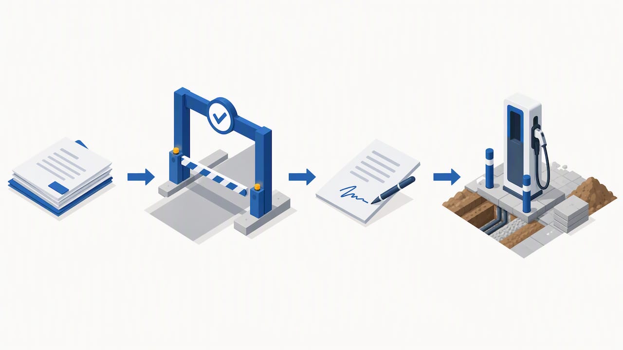 Grant validation gate before contract and works