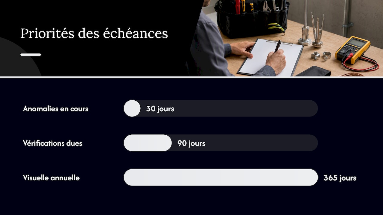 Checklist opérationnelle pour ne jamais perdre le fil des échéances — overview diagram