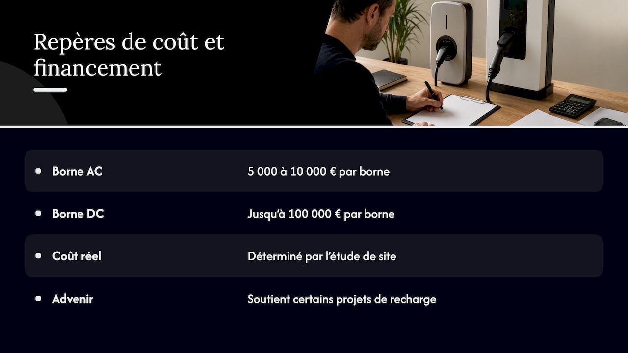 Postes de coût et estimations AC et DC