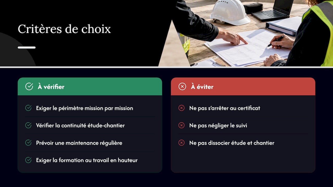 Notre point de vue : le certificat est un minimum, pas un critère de choix — overview diagram