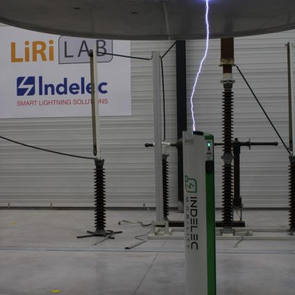 Indelec mobility testé en laboratoire haute tension