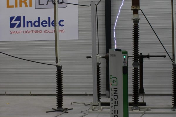 Indelec mobility testé en laboratoire haute tension