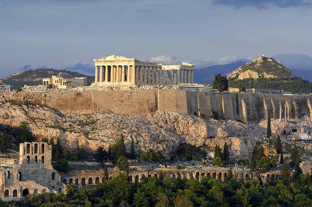 Reliable lightning protection on the Acropolis site in Greece