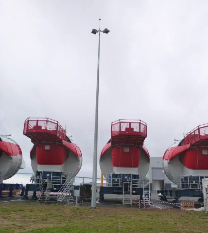 Site éolienne General Electrics - protection foudre Indelec