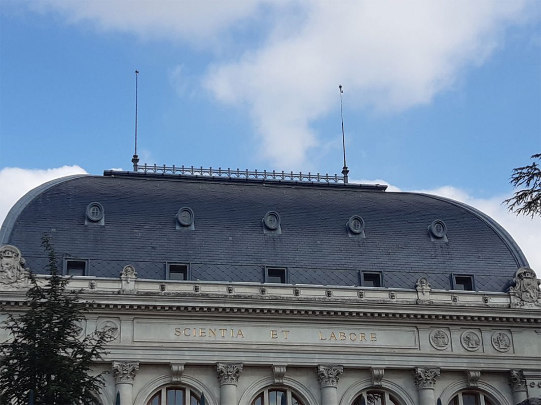 Université Lyon 2 protégée contre la foudre les Prevectron 3 S60 d'Indelec